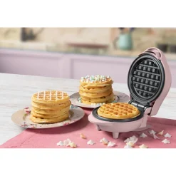 Bestron Mini Wafelijzer 550W Roze