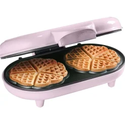 Bestron Wafelijzer ADWM1000P Roze