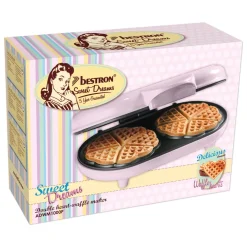 Bestron Wafelijzer ADWM1000P Roze