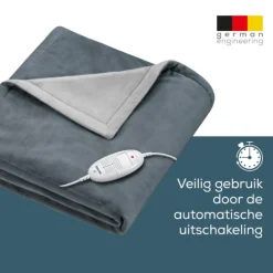 Beurer HD 75 Cosy Dark Grey Warmtedeken