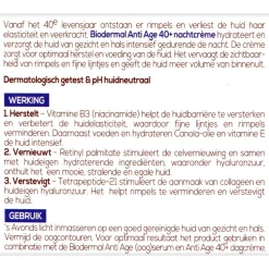 Biodermal Anti Age 40+ Nachtcrème