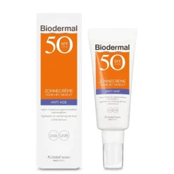 Biodermal Anti Age SPF50+ Zonnecrème voor het Gezicht