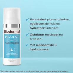 Biodermal Pigment Nachtcrème