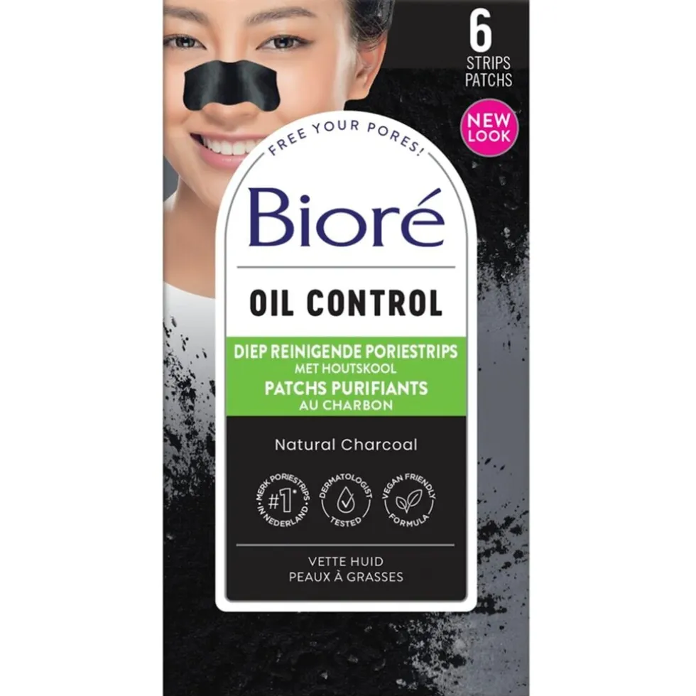 Bioré Diep Reinigende Poriestrips met Houtskool