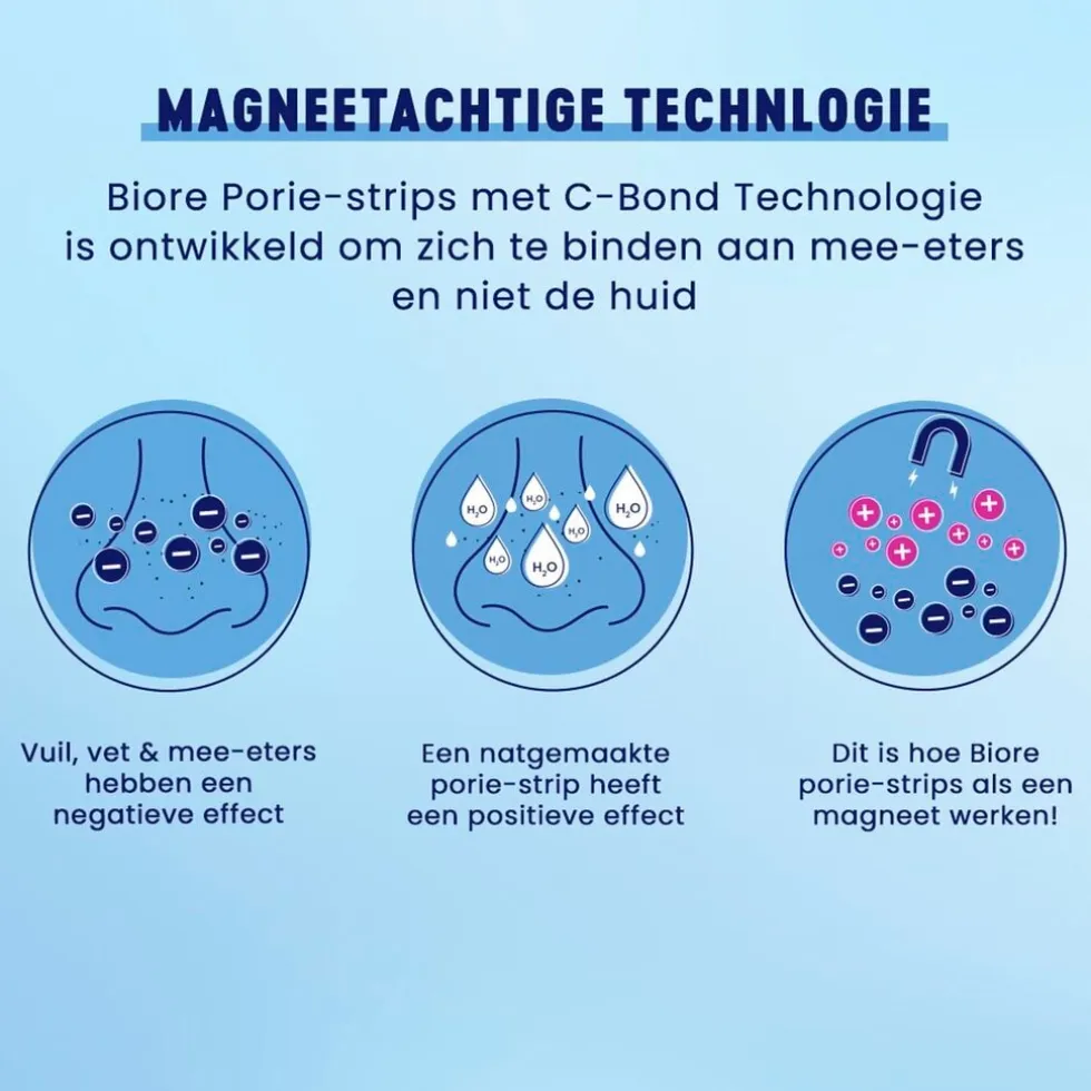 Bioré Diep Reinigende Poriestrips met Houtskool