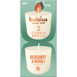 Bolsius Clean Light Bergamot & Neroli Navulling