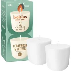 Bolsius Clean Light Cederwood Navulling