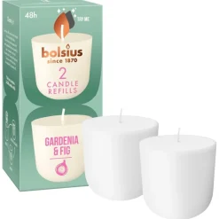 Bolsius Clean Light Gardenia & Fig Navulling