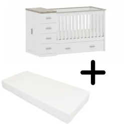 Born Lucky Combi Ledikant Memphis Met Matras