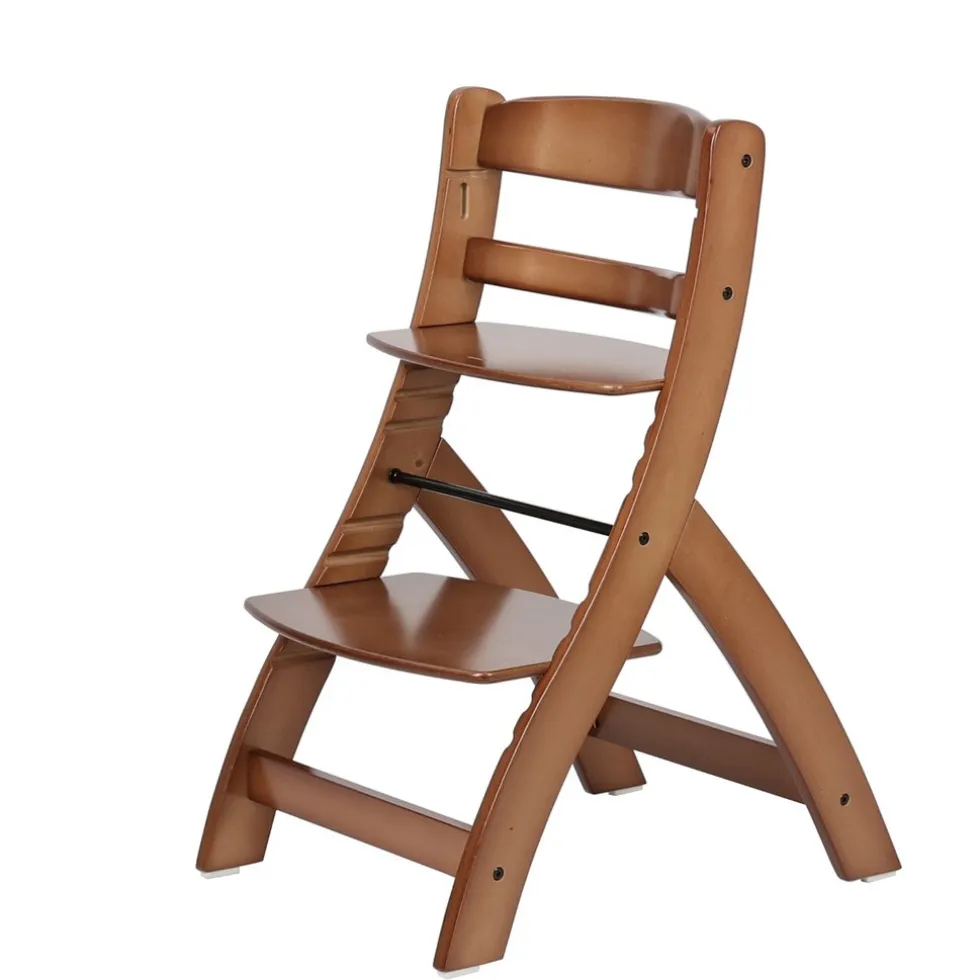 Born Lucky Kinderstoel Hout Walnoot