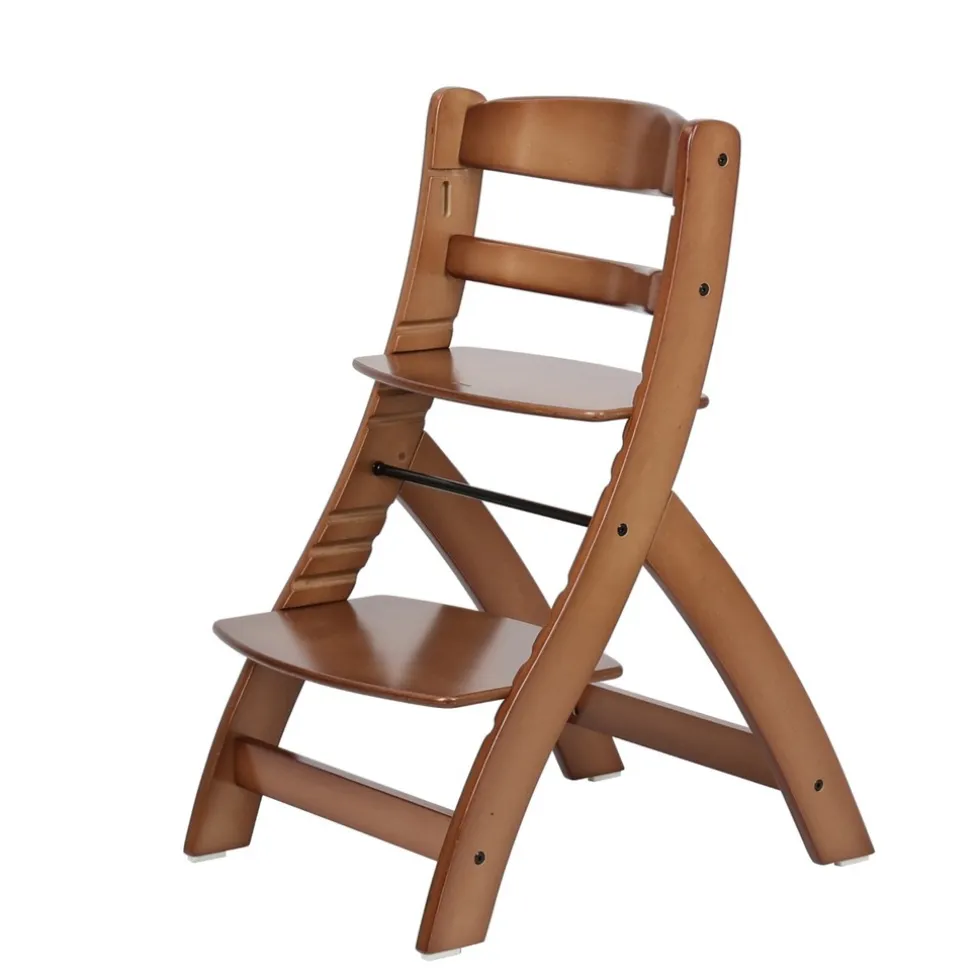 Born Lucky Kinderstoel Hout Walnoot