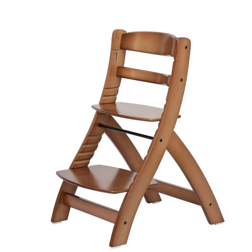 Born Lucky Kinderstoel Hout Walnoot