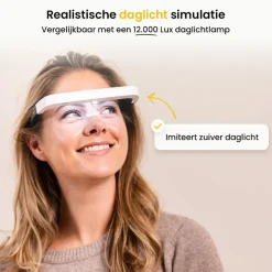 BrellaVio Daglichtbril PRO - Alternatief voor 12.000 Lux daglichtlamp