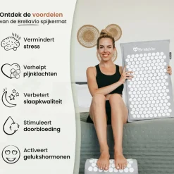 BrellaVio Spijkermat Set met Spijkerkussen
