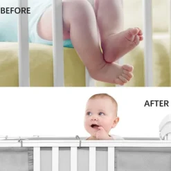 Buxibo Baby Bed Omrander Bedbumper Hoofdbeschermer Set van 2