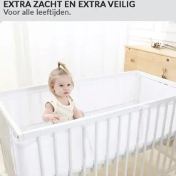 Buxibo Baby Bed Omrander Bedbumper Hoofdbeschermer Set van 2