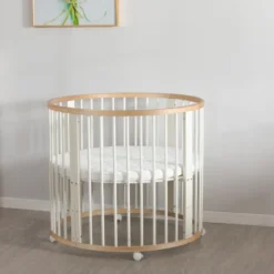 Buxibo Baby Box Grondbox Speelbox Playpen Kinderbox Rond Inclusief Matras