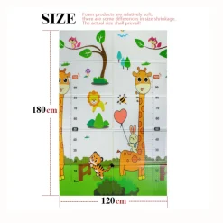 Buxibo Dubbelzijdige speelmat van foam voor kinderen