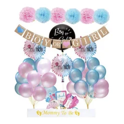 Buxibo Gender Reveal Versiering Babyshower Party Set Party Decoratie