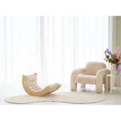 Buxibo Houten Klimbrug/Klimboog XXL Montessori Klimrek Inclusief Kussen