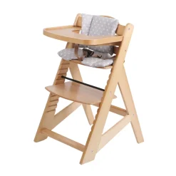 Buxibo Houten Meegroeistoel Kinderstoel met Eetblad