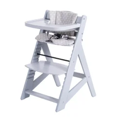 Buxibo Houten Meegroeistoel Kinderstoel met Eetblad