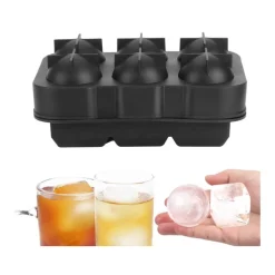 Buxibo IJsblokjes Tray Set Rond en Vierkant 2 x 3 Set van 2