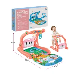 Buxibo 2in1 Babygym/Baby Walker Piano Speelmat voor Baby's