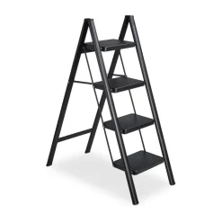 Buxibo Keukentrapje Vouwladder 4 Staps Keukenopstapje Opvouwbare ladderkruk