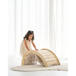 Buxibo Mini Houten Klimboog Montessori Klimrek Inclusief Kussen