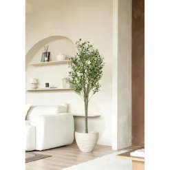 Buxibo Olijfboom 1080 Bladeren 60 Vruchten Kunstplant