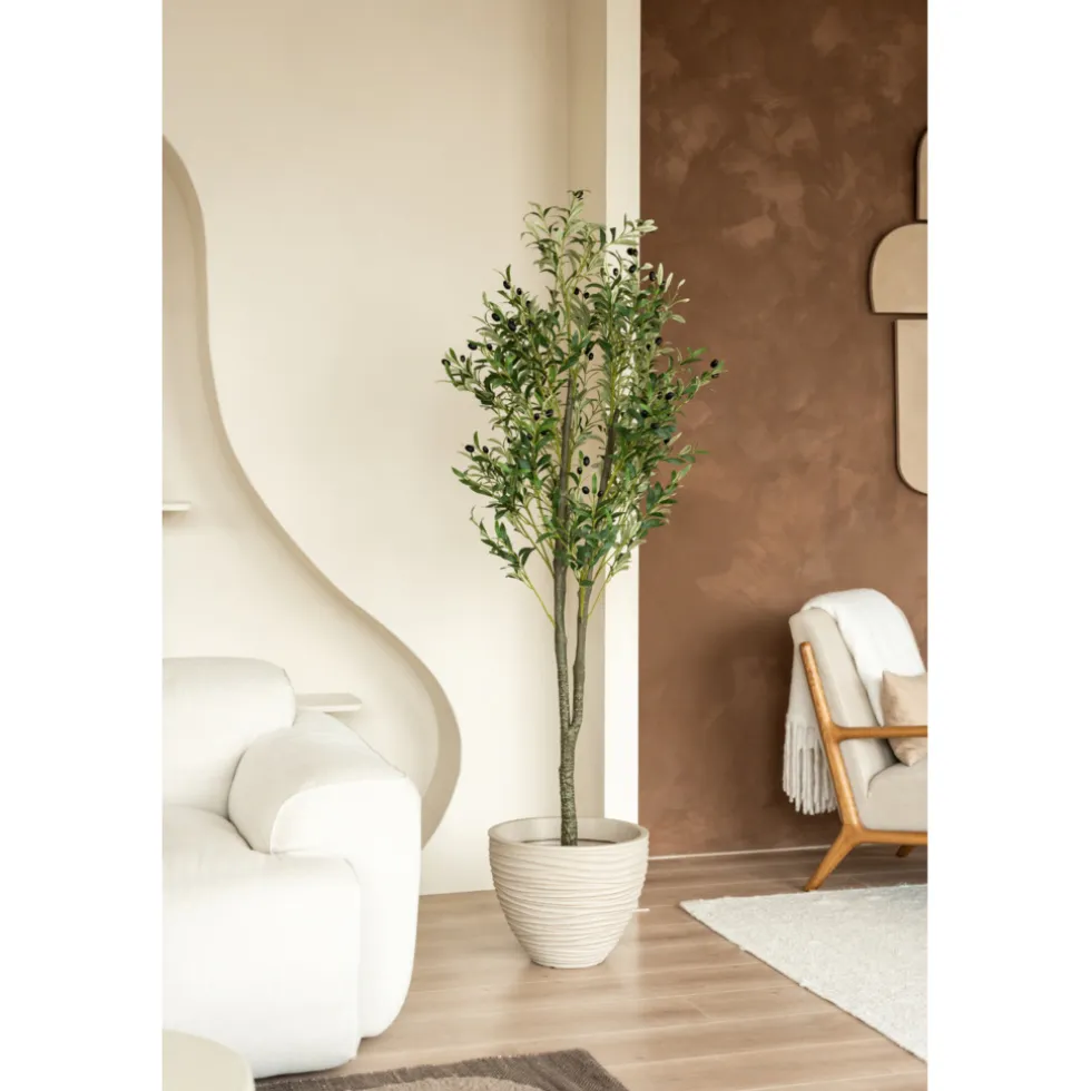 Buxibo Olijfboom 1080 Bladeren 60 Vruchten Kunstplant