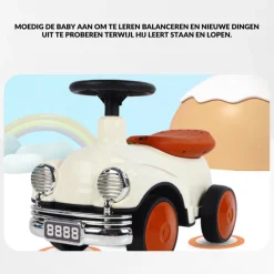 Buxibo Retro Loopauto Loopwagen voor Jongens & Meisjes