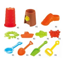 Buxibo Zandbakspeelgoed Voor Kinderen Speelset inclusief 16 Speelstukken