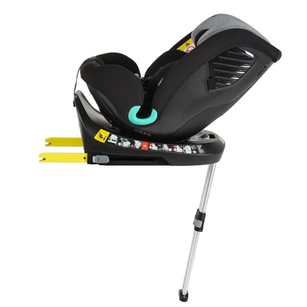 Cangaroo i-Protect Steel Grey 40-150 cm 360° i-Size Autostoel