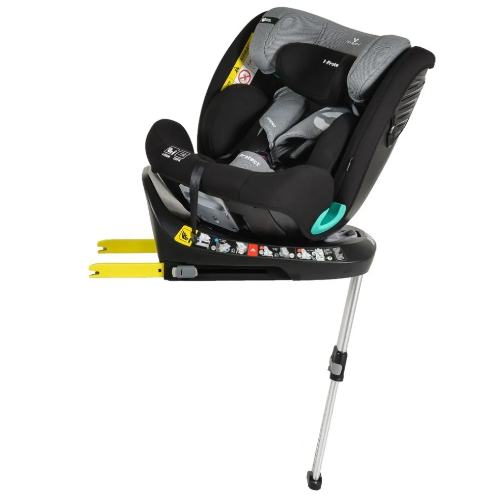 Cangaroo i-Protect Steel Grey 40-150 cm 360° i-Size Autostoel