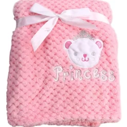 Cangaroo Roze Freya Princess 75 x 105 cm Wiegdeken