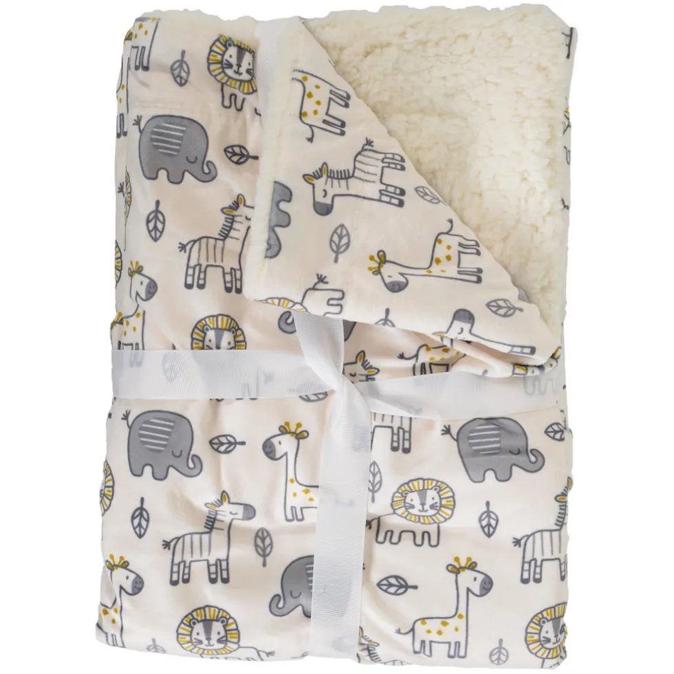 Cangaroo Shaggy Beige 75 x 105 cm Wiegdeken