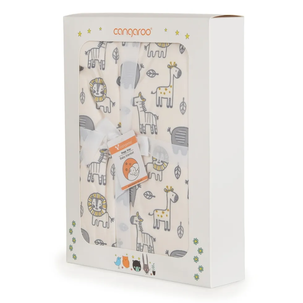 Cangaroo Shaggy Beige 75 x 105 cm Wiegdeken