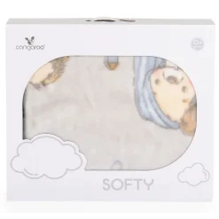 Cangaroo Softy Lovely Day Grey 110 x 140 cm Ledikantdeken