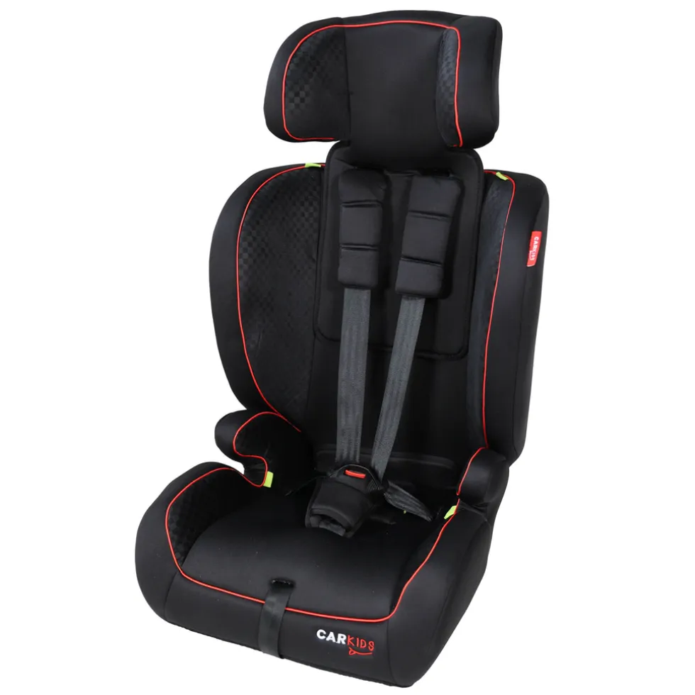 Carkids I-Size Autostoeltje Luca 76-150cm Zwart/Rood
