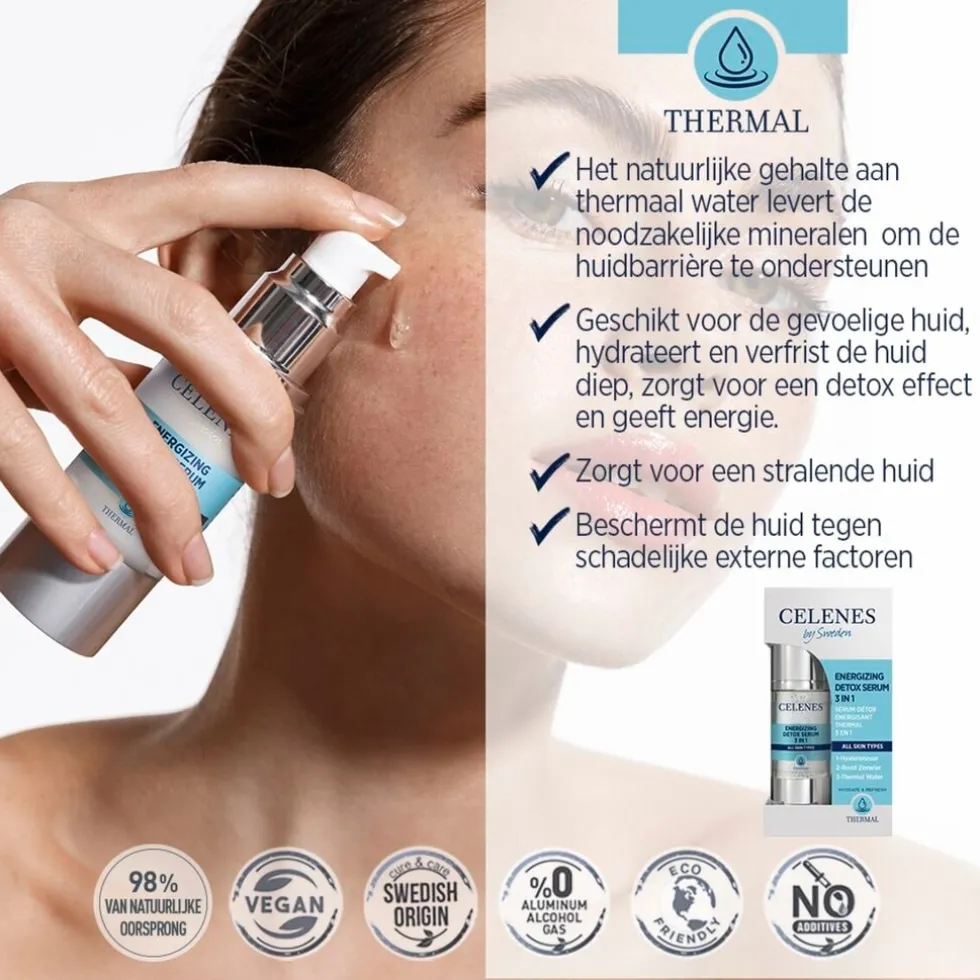 Celenes By Sweden 3-In-1 Energizing Detox Serum