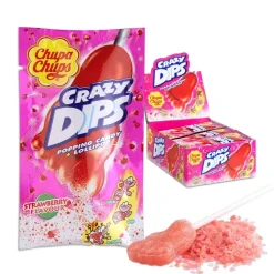 Chupa Chups Crazy Dips Strawberry