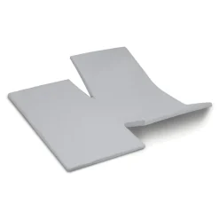 Cinderella Dubbele Splittopper Hoeslaken Jersey Katoen Stretch - light grey 180x200/210cm