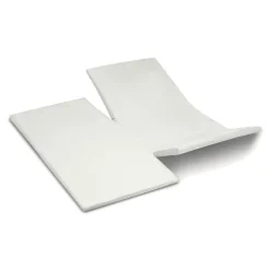 Cinderella Dubbele Splittopper Hoeslaken Katoen Satijn Sunday - ivory 180x210cm