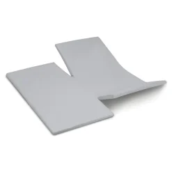 Cinderella Dubbele Splittopper Hoeslaken Katoen Satijn Sunday - light grey 180x200cm