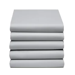 Cinderella Hoeslaken Basic Katoen 40cm Hoekhoogte - light grey 180x210cm