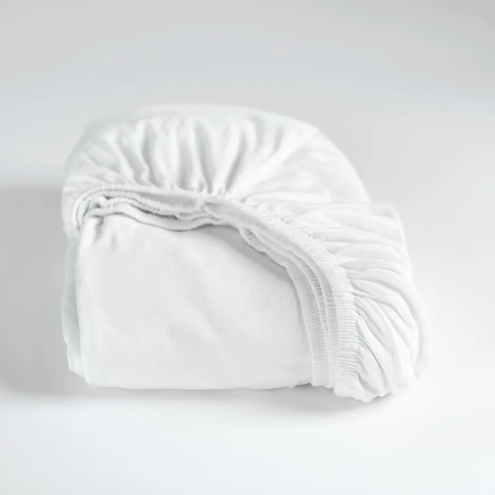 Cinderella Hoeslaken Dubbel Jersey Stretch 40cm Hoek - white 180x200/210cm