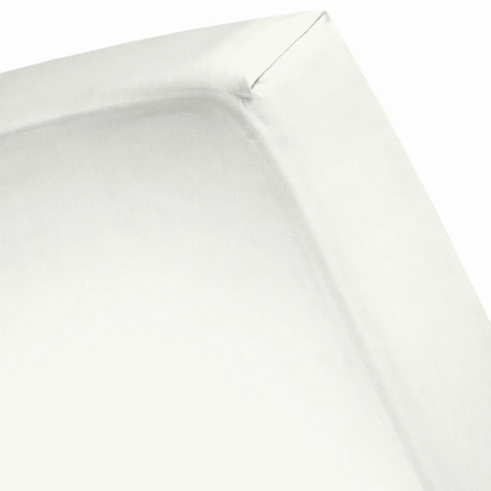 Cinderella Topper Hoeslaken Katoen Satijn - ivoor 160x200cm