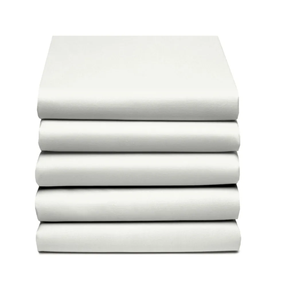 Cinderella Topper Hoeslaken Katoen Satijn - ivoor 180x200cm